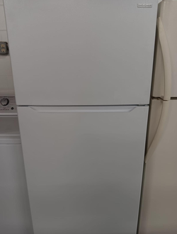 Insignia Top Freezer Fridge – White, clean 30-in class