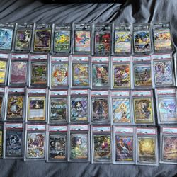 Pokemon TCG Sword & Shield, Scarlet & Violet, Mega Evolutions Slabs PSA + TAG