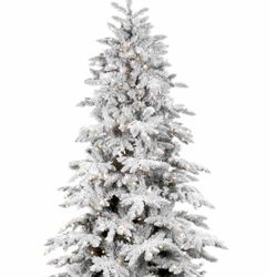 Aldik Home Christmas Tree Flocked Arctic 7.5 Feet