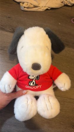 Cute new with tags red shirt snoopy plush