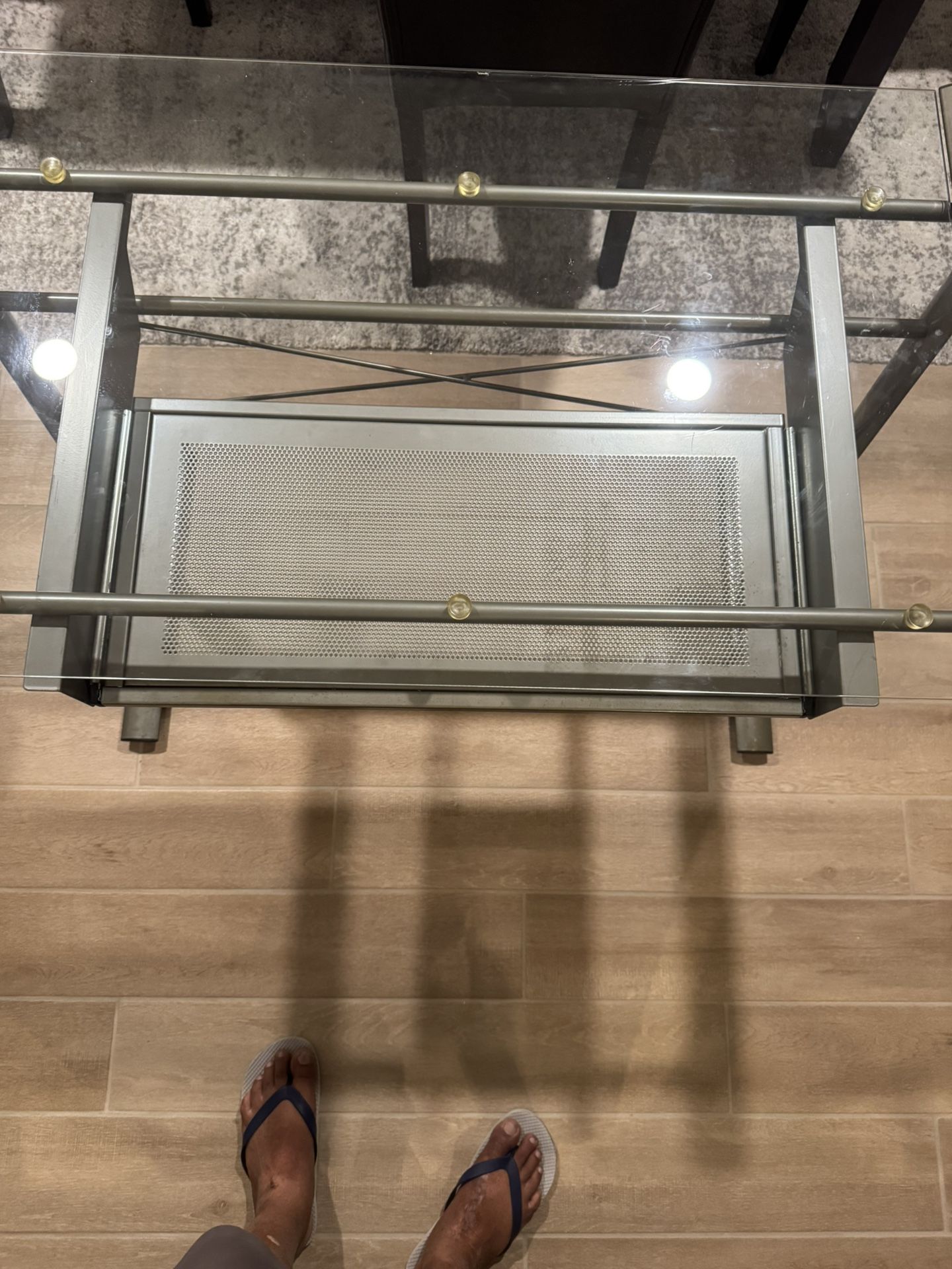 Glass Desk