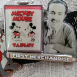 Walt Disney Trading Pin With Mickey Mouse First Merchandise