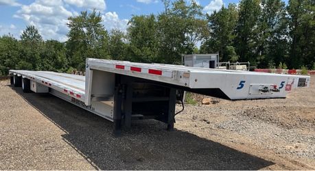 Stepdeck semi trailer