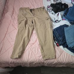 Old Navy Khaki Cargo Pants