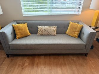 Mid Century Sofa and pillows
