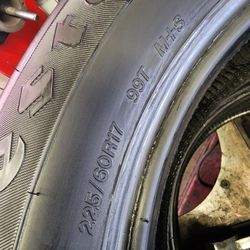 Very Good Full Set Of 225/60R17 Firestone All Season Just$260 Free Installation And Balancing Only At GM Bros Garage In S El Monte Ca 