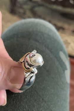 Silver beautiful ring