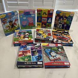 My Busy Books (all 9 Books) with figurines, Playmats 