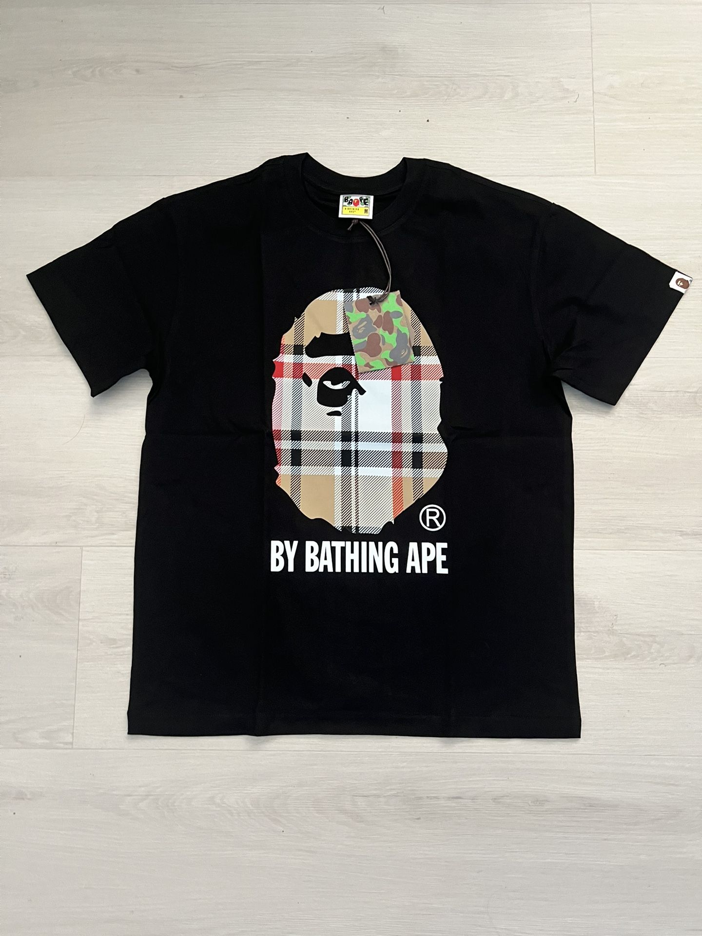 Bape X Burberry Tee Size M