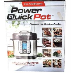 Power Quick Pot 8 in 1 6 Quart 1200W One Touch Multi Cooker Stainless Steel New for Sale in Castro Valley CA OfferUp