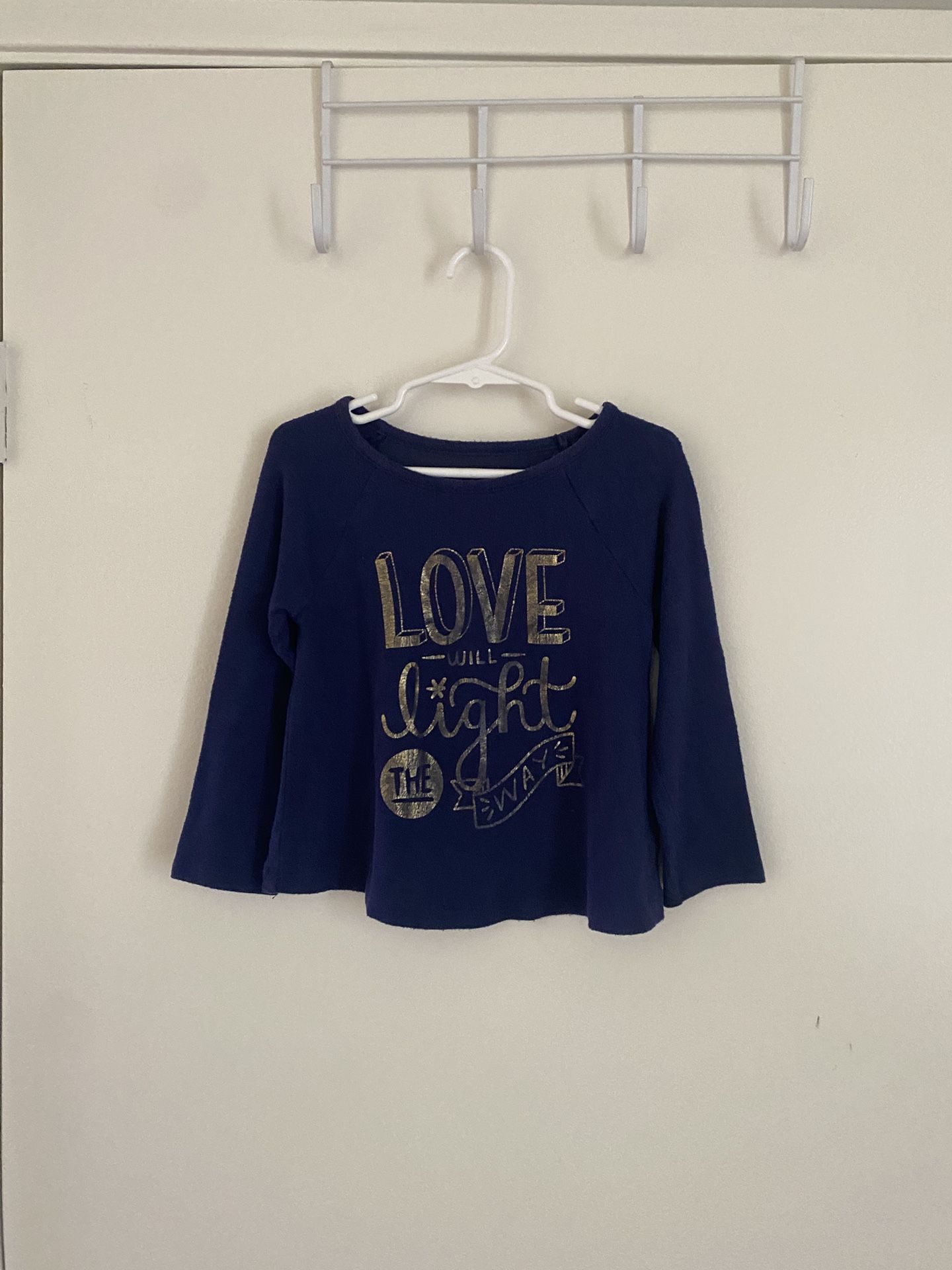 Cat & Jack Long Sleeve Shirt Top - Size 2T - Used Great Condition