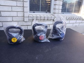 Kettlebells 3 Set 45lb Total