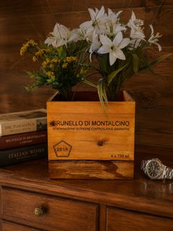 Wine Crate Panel Planter
