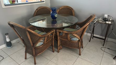 Tropical dinette set w/ light