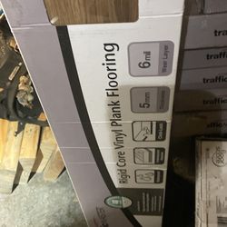 Heavy duty, traffic, master, rigid, core vinyl plank flooring