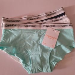 Girls Calvin Klein Hipsters 3pcs
