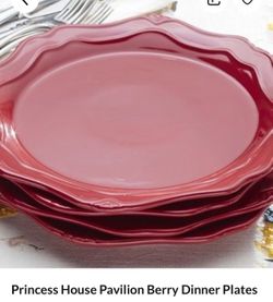 Princess house pavilion dinner plates