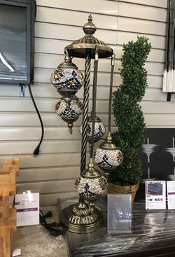 5 Globe Handmade Table Lamp