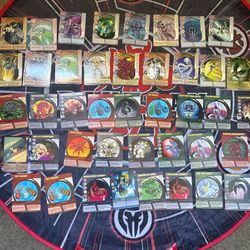 Bakugan Battle Brawlers Lot - Arena, Carrying Bag &  Cards