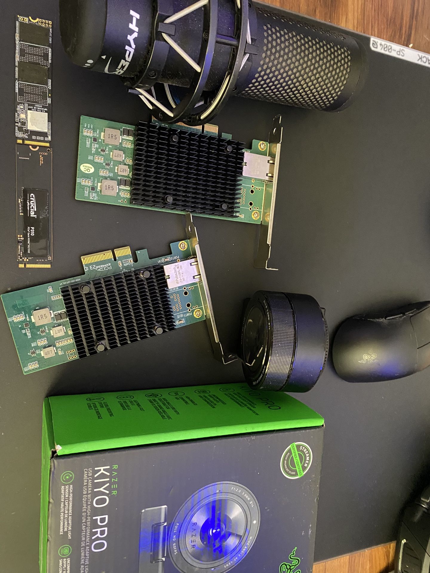 Ssd / network cards / webcam / gaming mouse