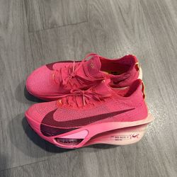 Nike Air Zoom Alphafly 3 Hyper Pink Crimson Tint Women’s Sz 9