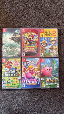 Nintendo switch and games