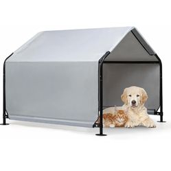 Dog Shade Shelter Pet Outdoor Tent Large Dog House Sun Rain Animal Shelter Livestock for Outside Dog Shade Canopy