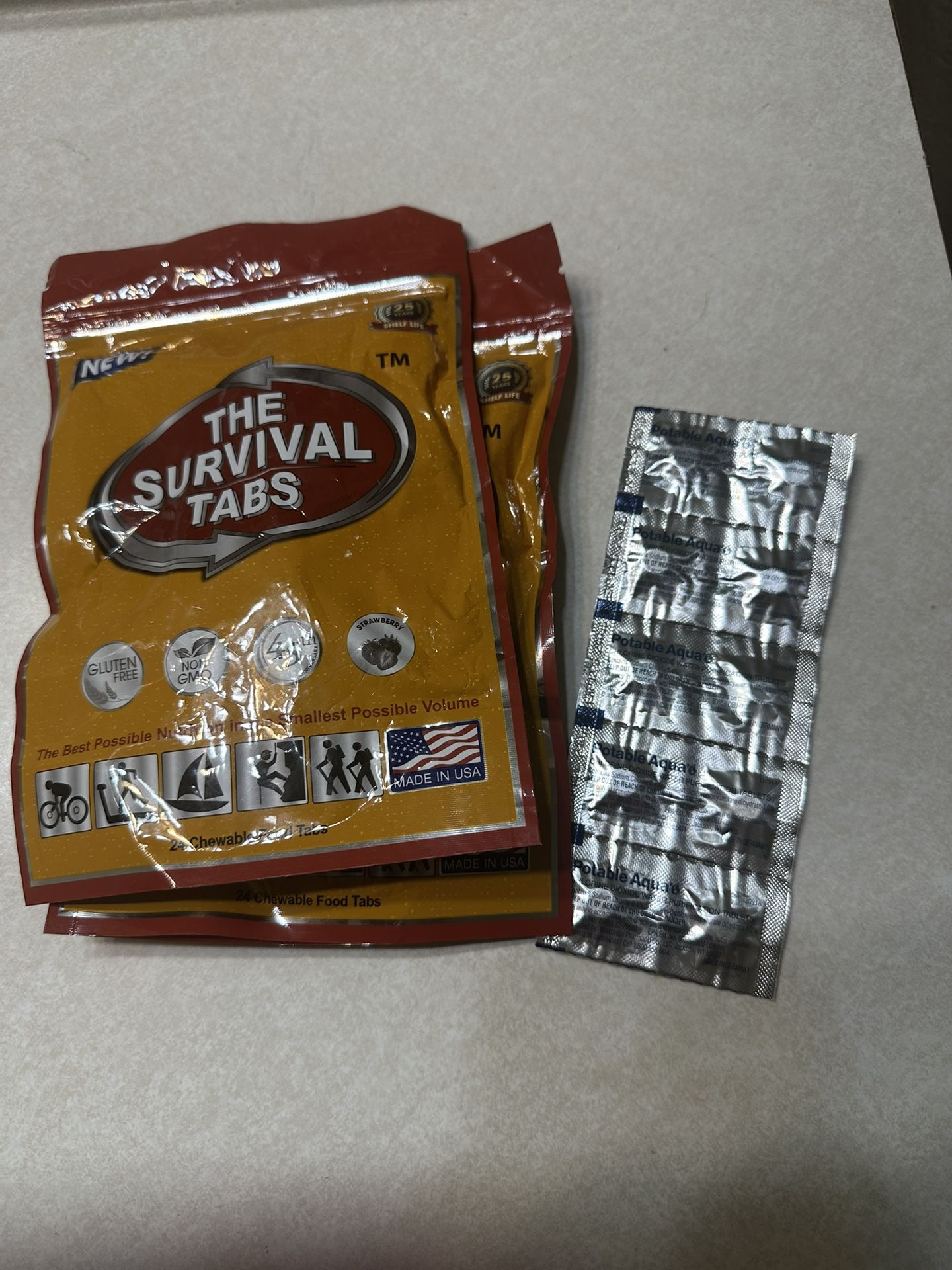 Survival Tablets And Water Purification Tablets