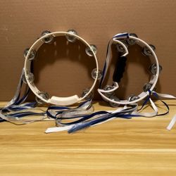 One True Colors 11” Round Double Tambourine & One 10” DD DADI Tambourine