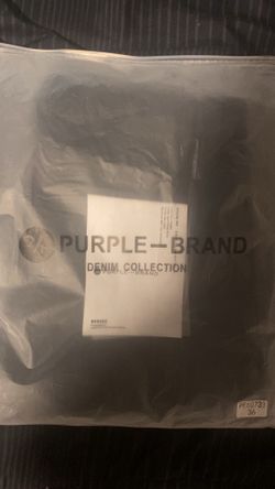 Purple jeans