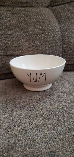 Rae dunn bowl yum dishes kitchen dinnerware dishware