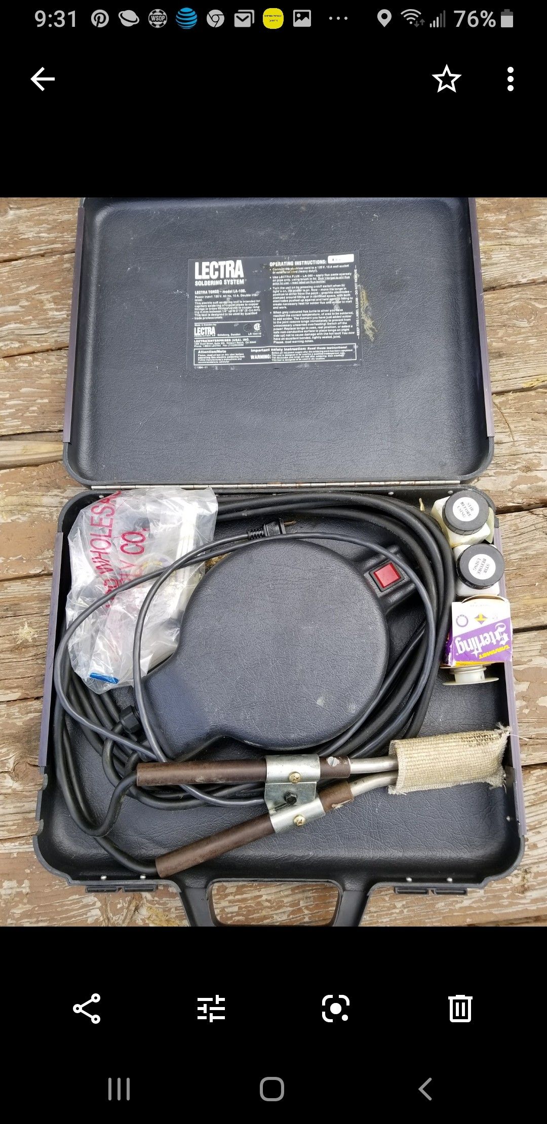 Commercial Flameless Soldering system Lectra