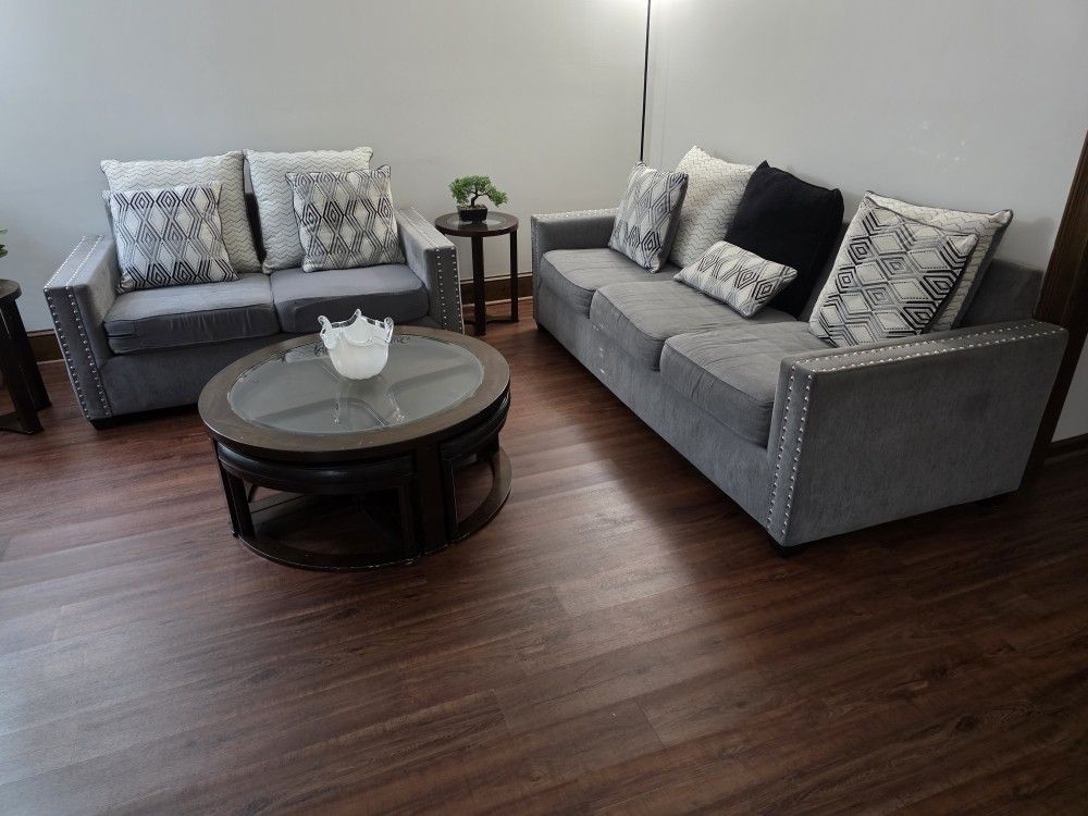 Living room Set , Sofa And Loveseat