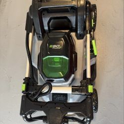 EGO+ 2100 Mower and String Trimmer Combo, w/ Batteries and Battery Chargers - EUC!