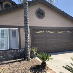 Garage doors painted