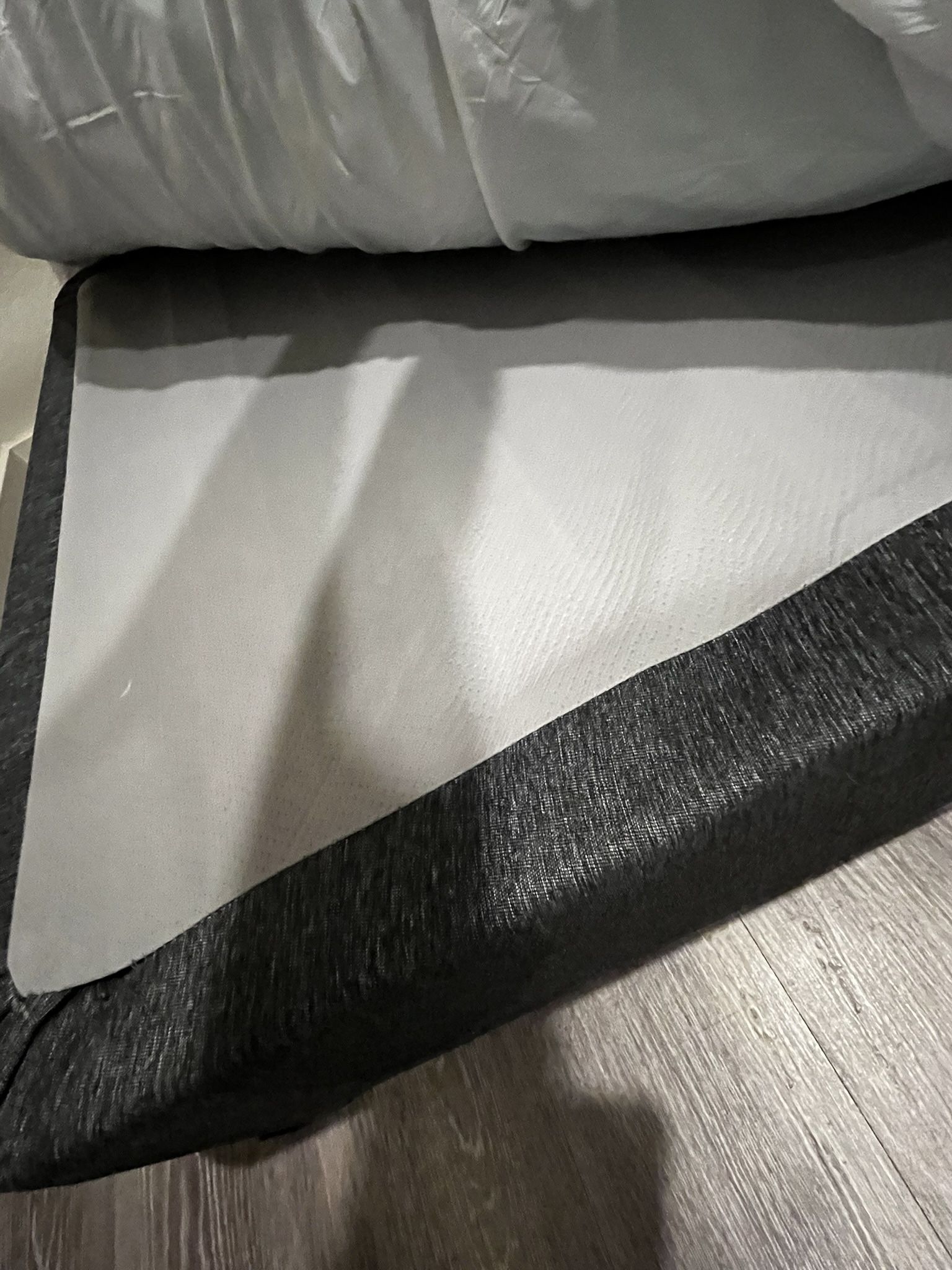 Box Spring Only, No Mattress Size Full, Color Gray