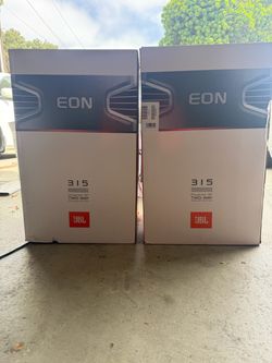 Eon 15” inch speakers
