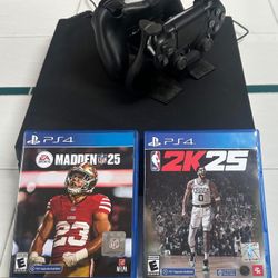 PS4 With 2 Controllers