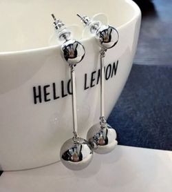 Silver plated Dangle earrings