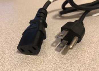 Power Cable For TV or Computers Ask For Other Type Of Power Cable 