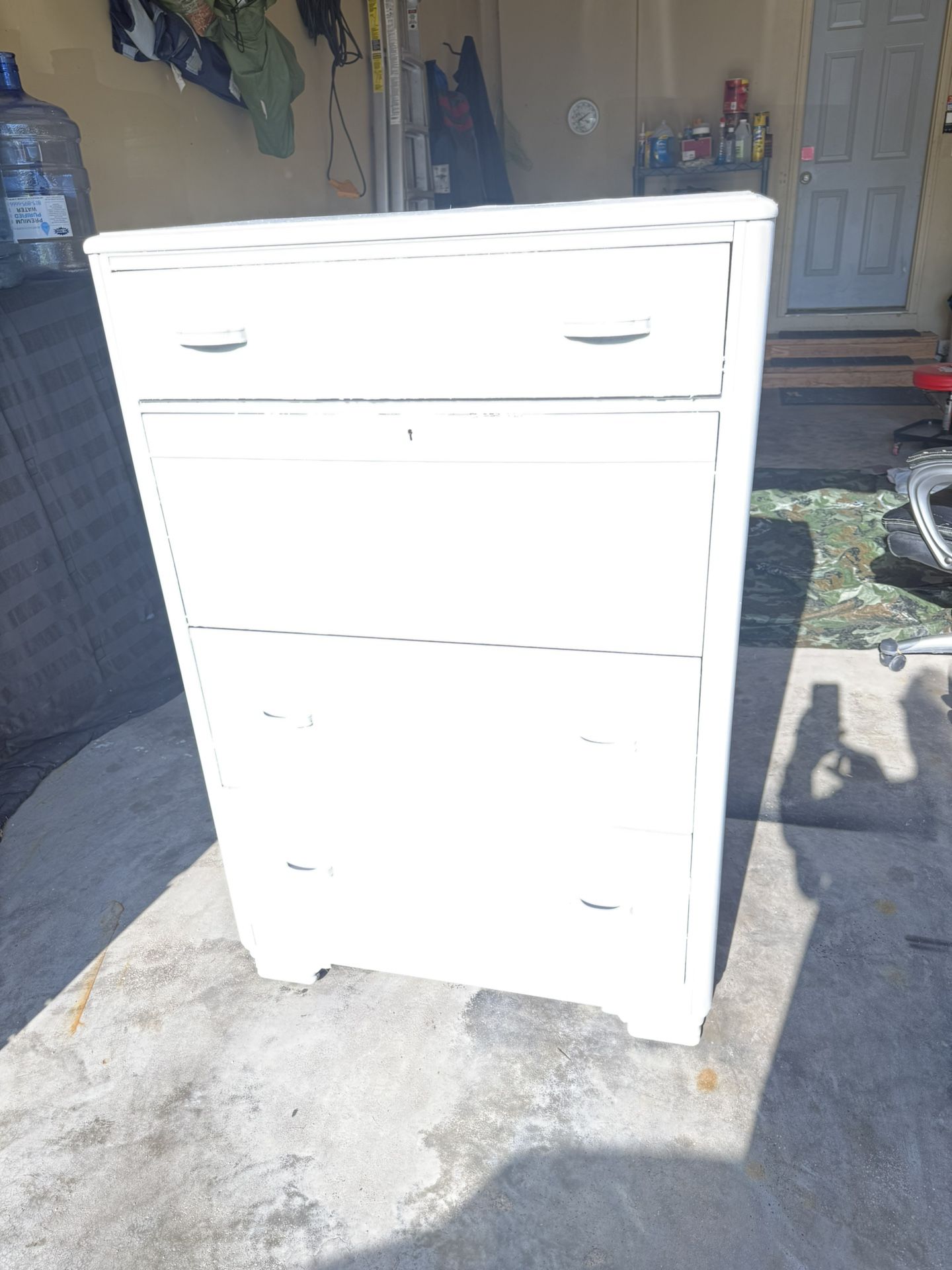 Wooden Dresser And Secretary Desk