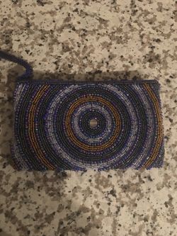 Hand beaded bag