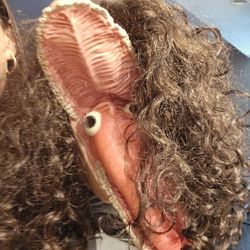 2 PC Wig And Mask Barabara Beetlejuice 