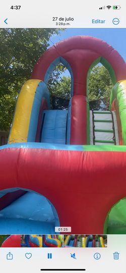 Bounce house slide