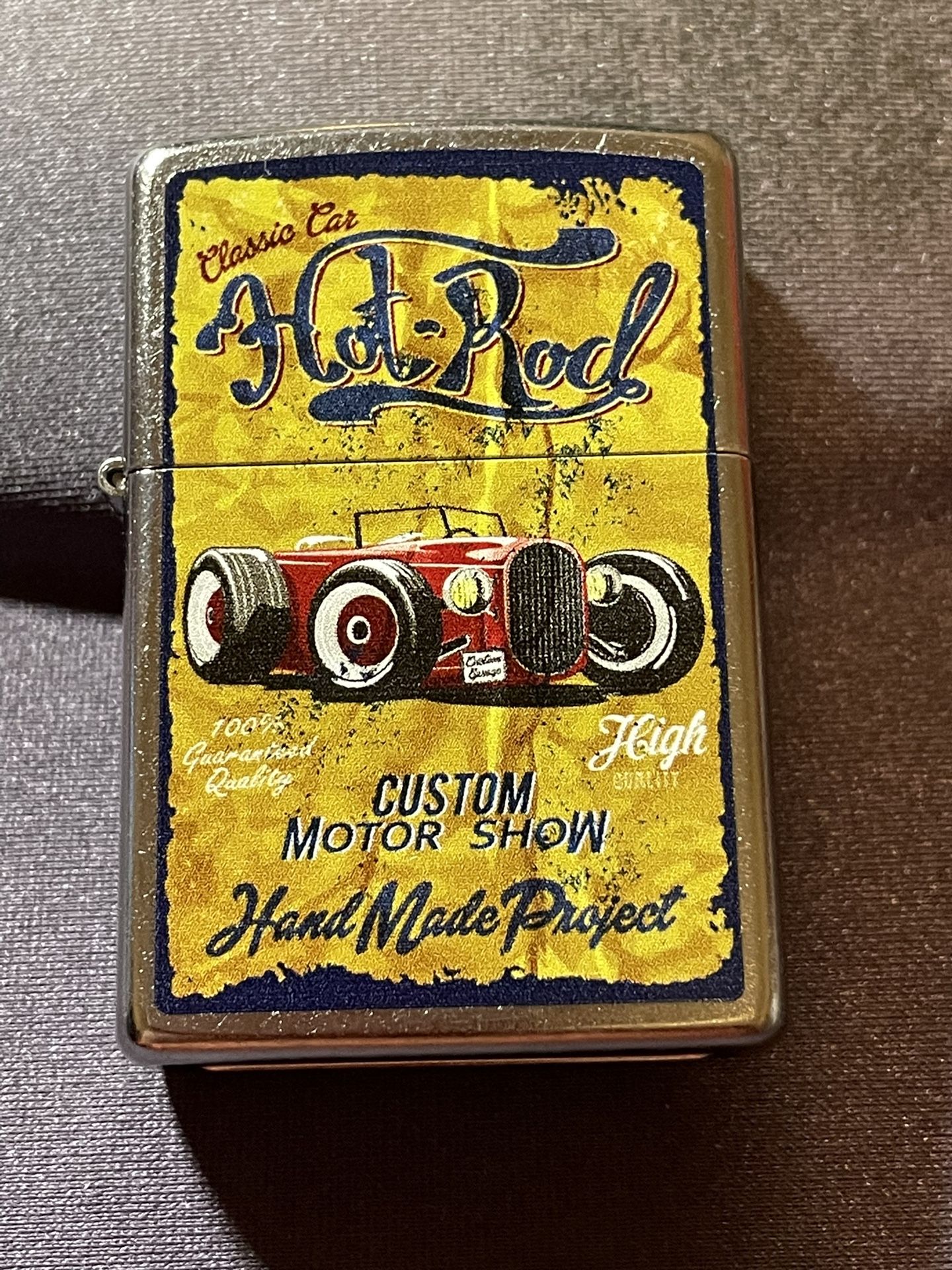 Zippo Lighter Collectible 2017 Classic Car Hot-Rod Custom Motor Show #120223-05