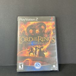 Lord Of The Rings The Third Age Ps2 