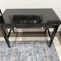 Crate & Barrel desk - solid wood