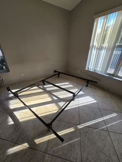 Black Metal King Size Bed Frame
