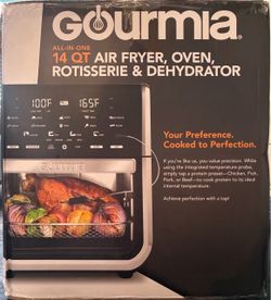 Gourmia 14 Qt Air Fryer Oven Rotisserie Dehydrator