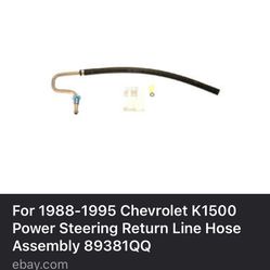 Power Steering Return Line Hose assembly 1(contact info removed) Chevrolet k1500